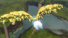 Глайдер-крылья «Желтые розы»