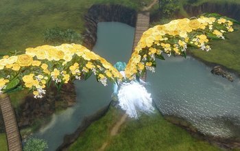 Глайдер-крылья «Желтые розы», которые понравятся настоящим романтикам